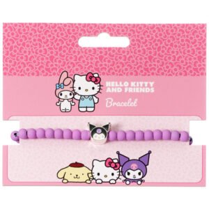 Pulseira Hello Kitty Kuromi - Estilo Geek Único