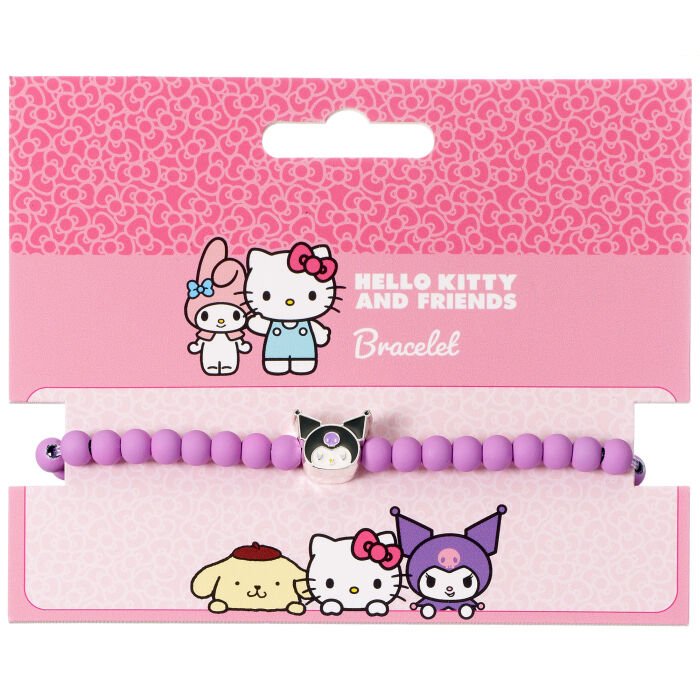 Pulseira Hello Kitty Kuromi - Estilo Geek Único