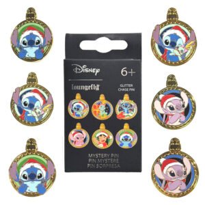 Pin de Esmalte Loungefly Disney Stitch - Edição Festiva