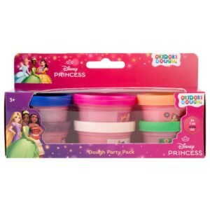 Disney Princess pack 6 mini pots of modelling clay