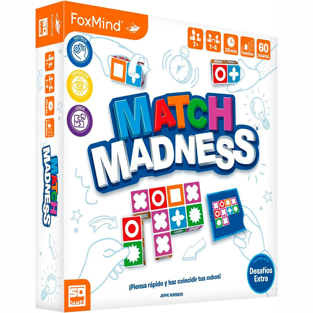 Jogo de Tabuleiro Spanish Match Madness