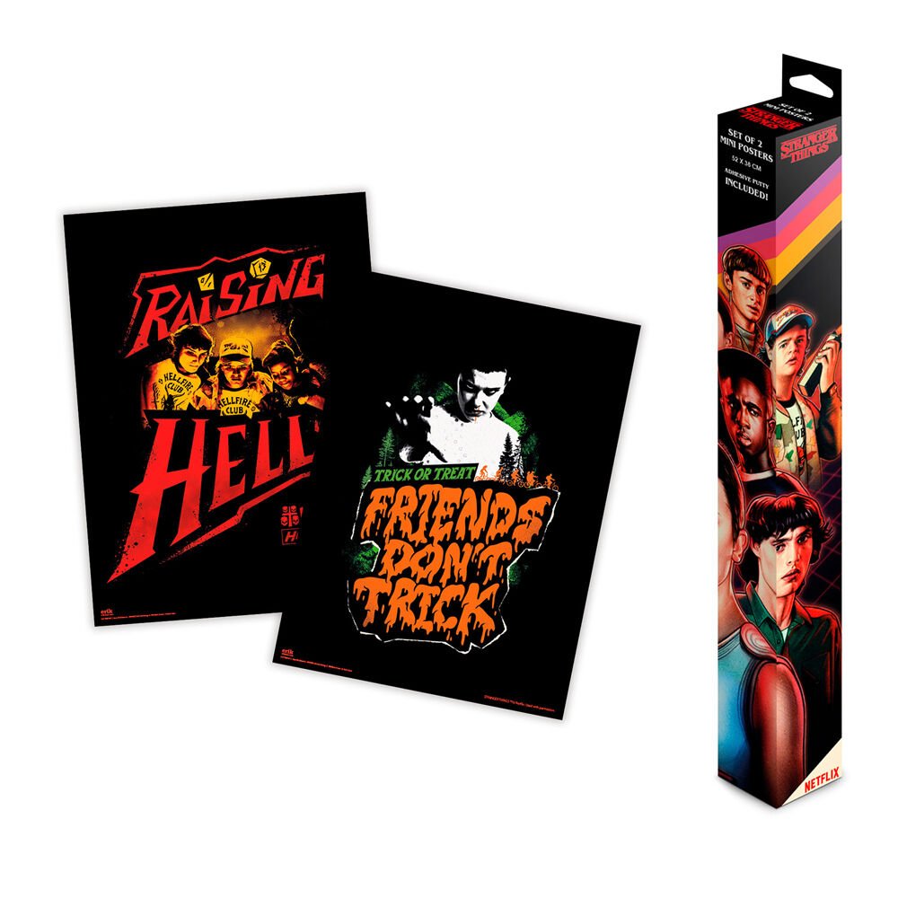 Mini Posters Stranger Things - Set 2