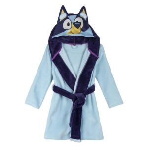 Robe de Fleece Coral Bluey para os Pequenos Geek