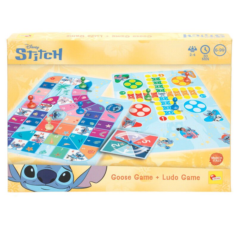 Jogo Disney Stitch Parchís e Ganso - Diversão Geek