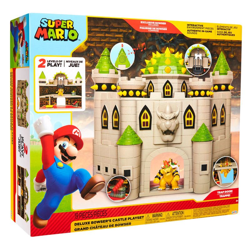 Playset Deluxe Castelo do Bowser - Mario Bros