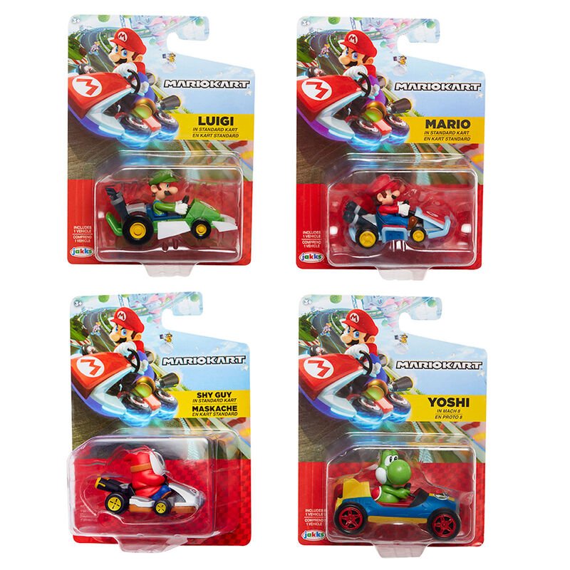 Figuras Mario Kart Racers 6cm - Diversão Geek!