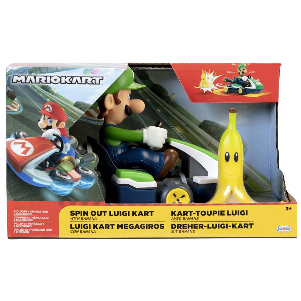 Figura Luigi Kart 6,5cm - Mario Kart