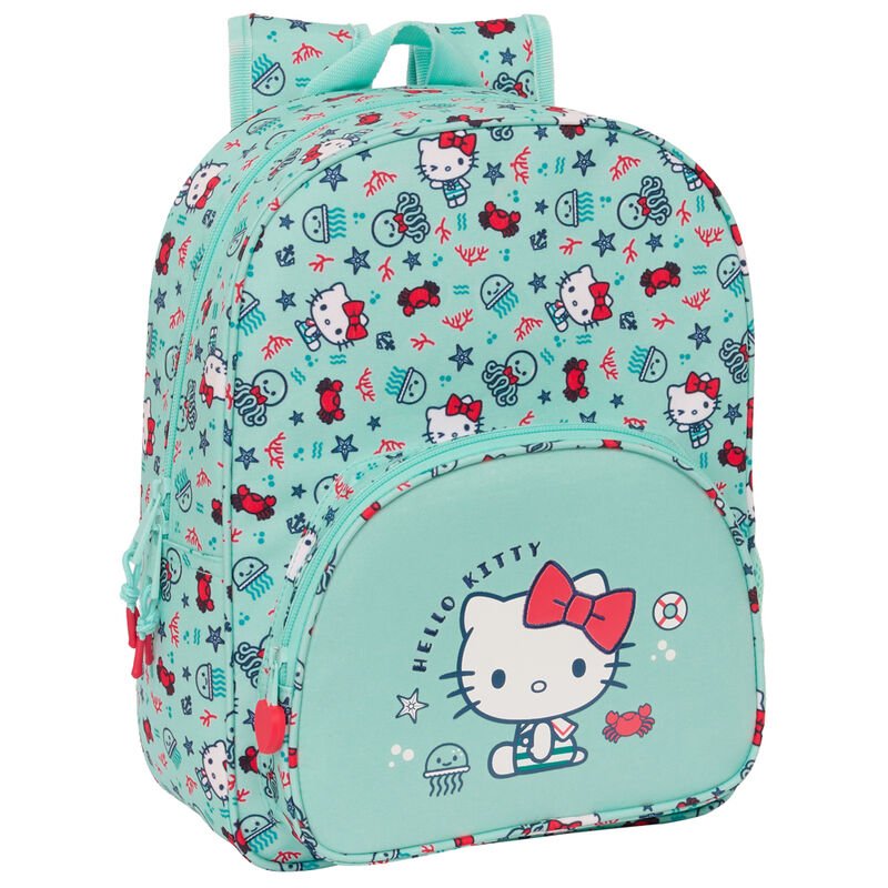 Mochila Adaptável Hello Kitty Sea Lovers 34cm