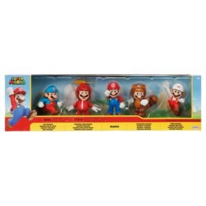 Super Mario Bros - Blister com 5 Figuras 6cm