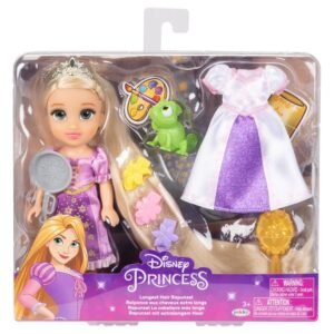 Boneca Rapunzel Disney 15cm - Aventure-se!