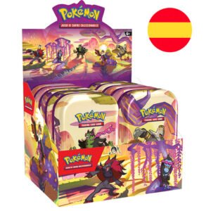 Spanish Pokemon SV6 Tin mini assorted collectibles trading card game