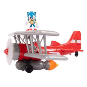 Avião Biplano Sonic the Hedgehog - 6cm