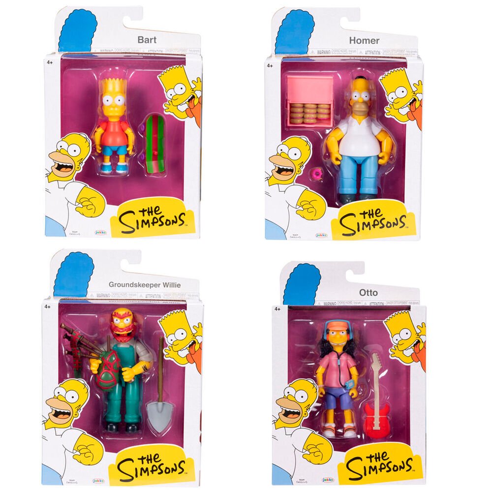 Figura dos Simpsons 13cm - Coleção Geek
