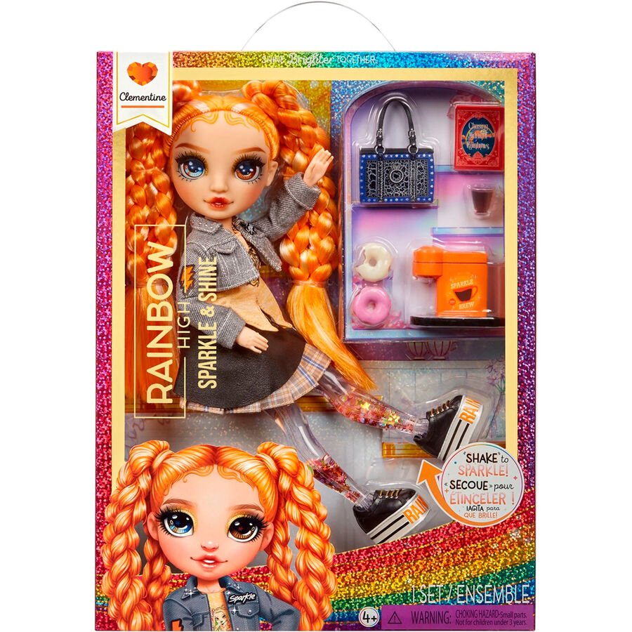 Boneca Rainbow High Clementine com Glitter