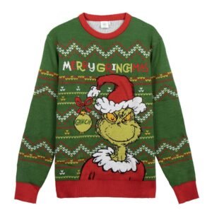 Jumper de Natal Grinch para Adultos - Geek Style