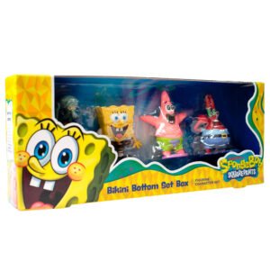 Pack Sponge Bob com 4 Figuras Colecionáveis