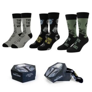 Star Wars The Mandalorian adult pack 3 socks