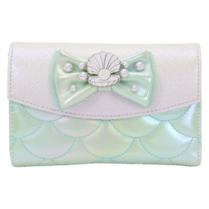 Loungefly Disney The Little Mermaid Iridescent Pearl flap wallet