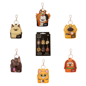 Loungefly Disney Pixar Dogs & Cats assorted Mystery mini backpack keychain