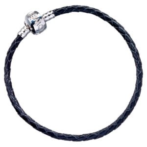 Harry Potter black leather charm bracelet