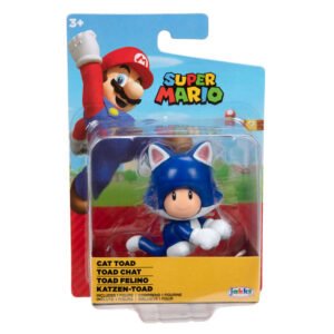 Figura Toad Gato Super Mario 6,5cm