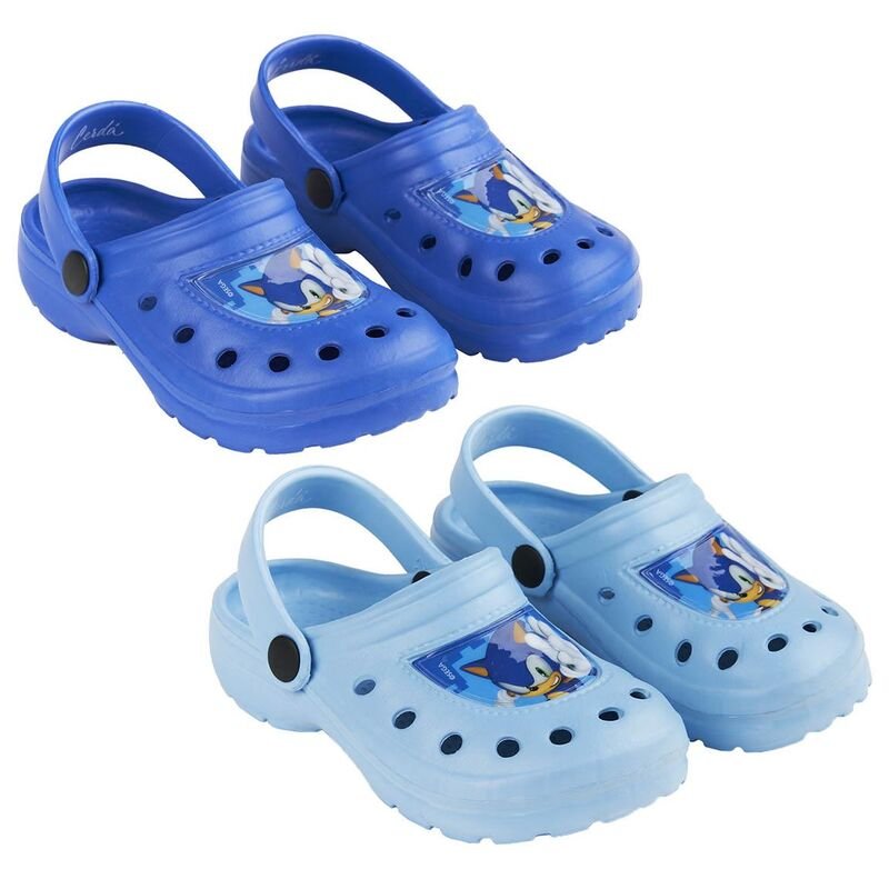 Sonic The Hedgehog - Clogs de Praia Coloridos