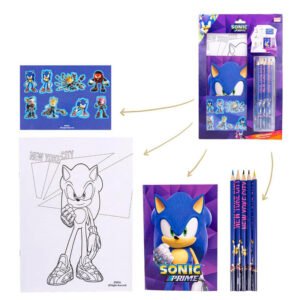 Sonic Prime Colouring stationery set