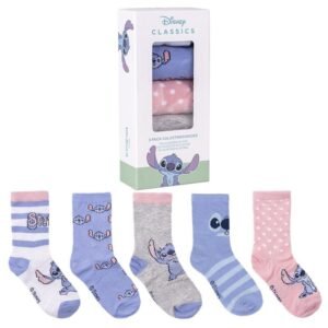 Meias Disney Stitch - Pack de 5 Peças