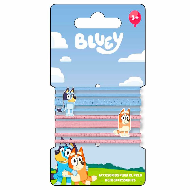 Scrunchies Bluey - Conjunto de 8 Unidades