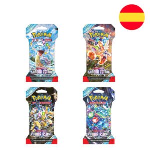 Spanish Pokemon Scarlet & Purple Astral Crown collectible card game envelope