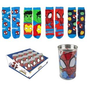 Meias Marvel Spidey - 4 Pares para Fãs