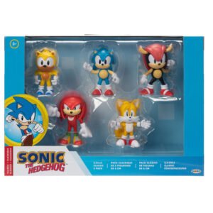 Pack de 5 Figuras Sonic the Hedgehog 6cm