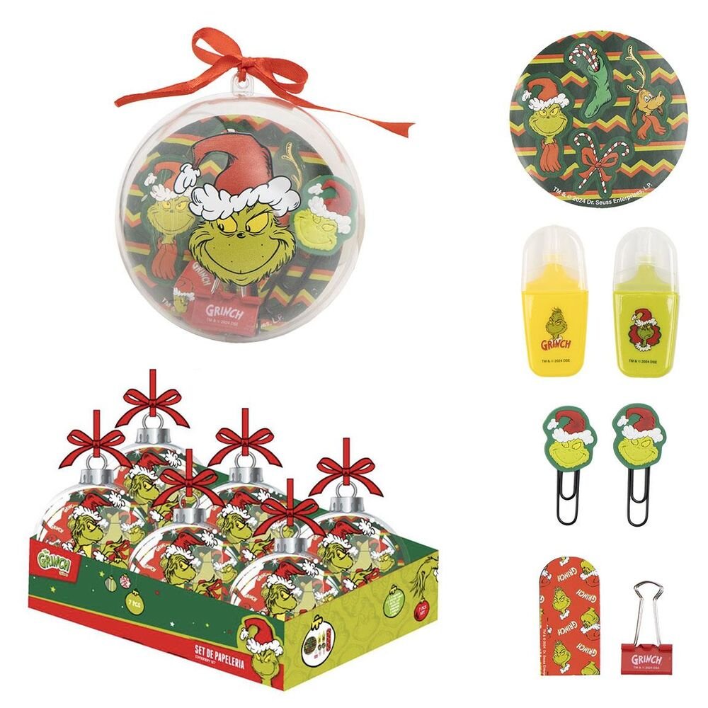 Bola de Natal Grinch para Escritório