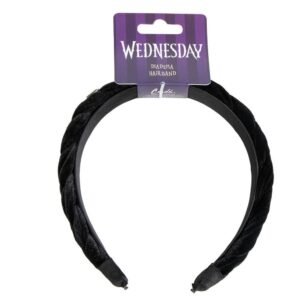Fita de Cabelo Wednesday Addams