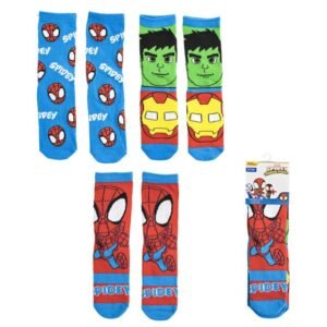 Meias Marvel Spidey - Pack 3 Unidades