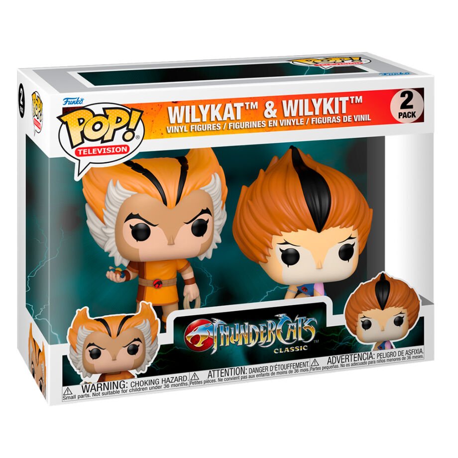 POP 2 pack figures Thundercats Wilykat & Wilykit