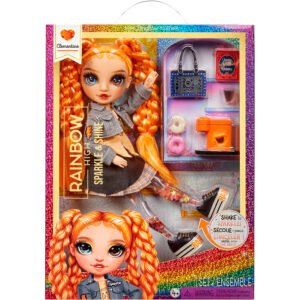 Boneca Clementine Rainbow High com Brilho