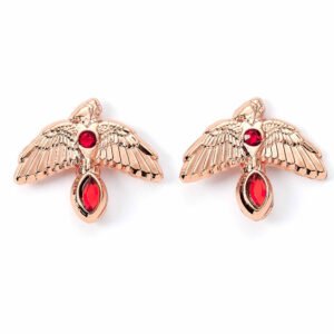 Harry Potter Fawkes Rose earrings