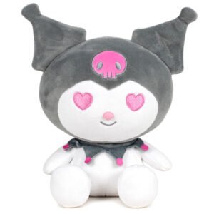 Hello Kitty Kuromi Grey plush toy 22cm