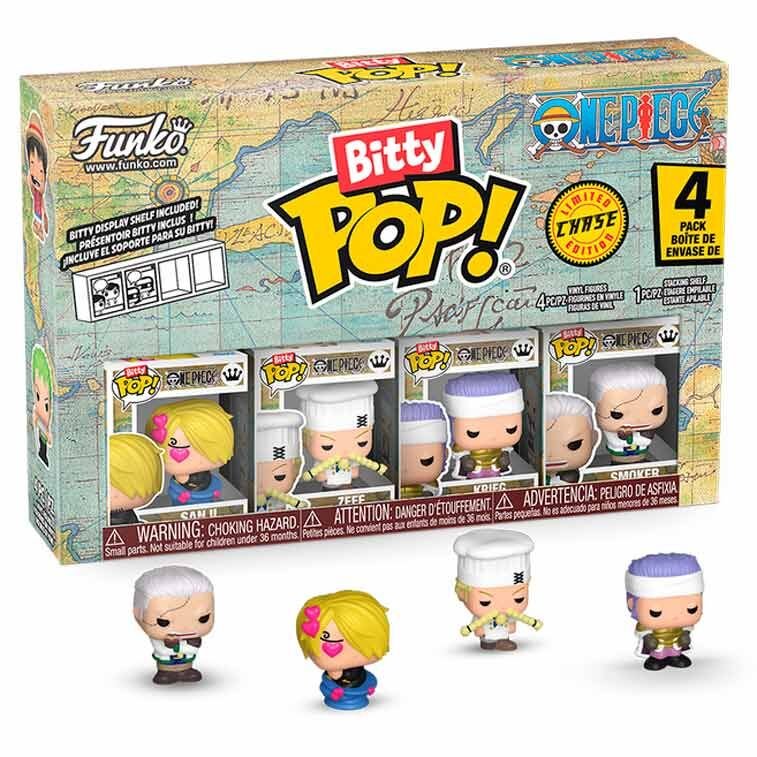 Blister 4 figures Bitty POP One Piece Sanji