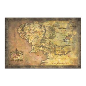 The Lord of the Rings Map of Middle-earth poster