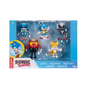 Pack de 5 Figuras Sonic The Hedgehog 6cm