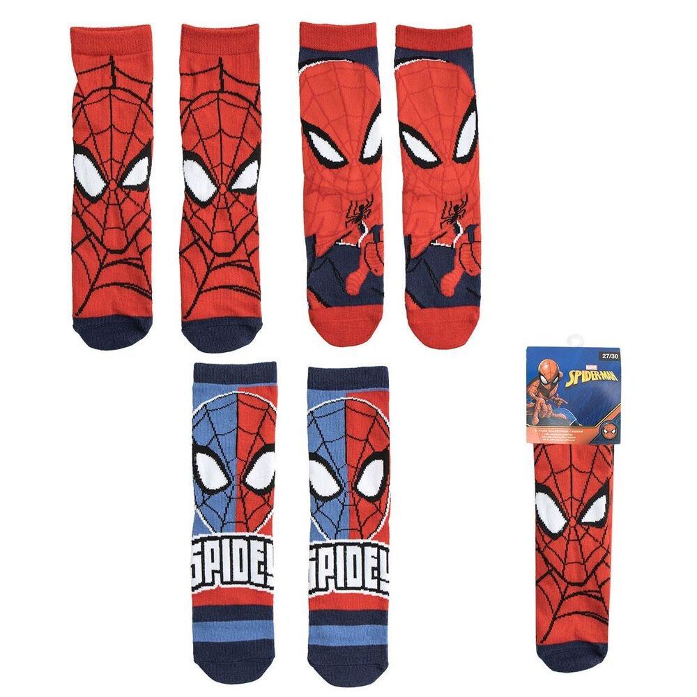 Meias Marvel Spiderman - Pack de 3