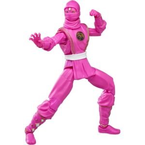 Power Rangers Lightning Collection Mighty Morphin Ninja Pink Ranger figure 15cm